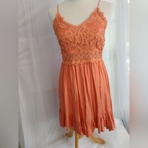 Peach colored sundress adult M